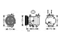 Compressor, air conditioning