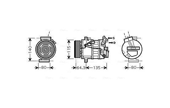 Compressor, air conditioning