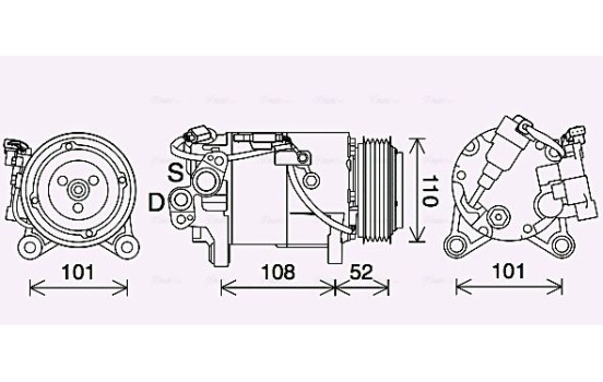 Compressor, air conditioning