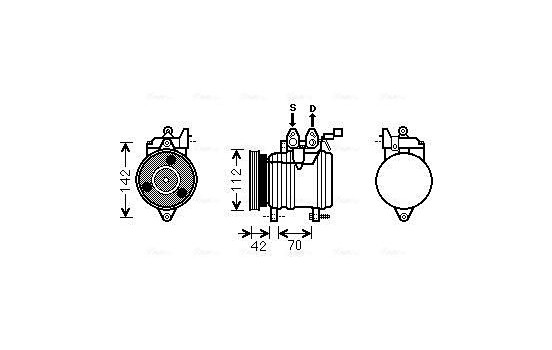 Compressor, air conditioning