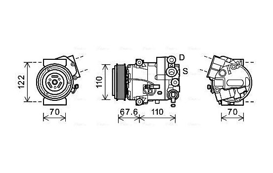 Compressor, air conditioning