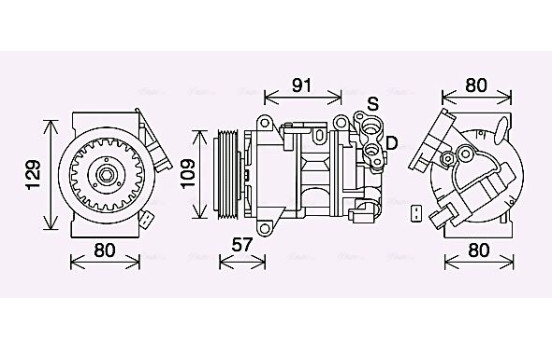 Compressor, air conditioning