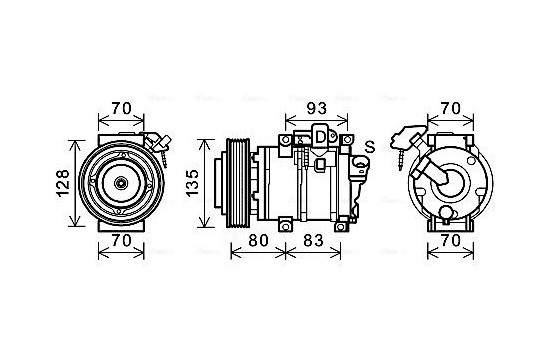 Compressor, air conditioning