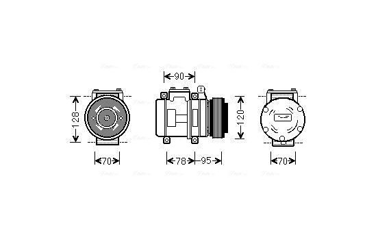 Compressor, air conditioning