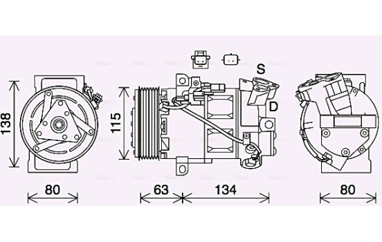 Compressor, air conditioning