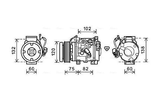 Compressor, air conditioning