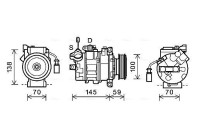 Compressor, air conditioning