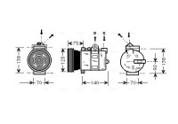 Compressor, air conditioning