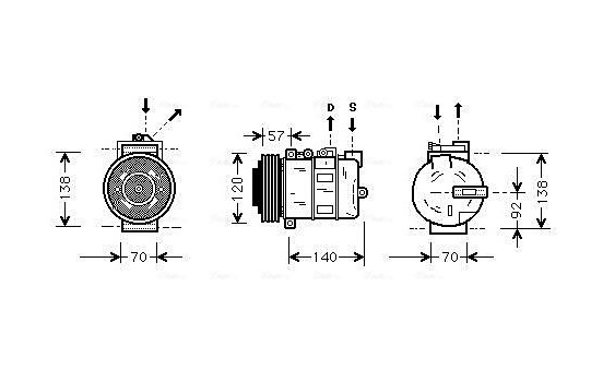 Compressor, air conditioning