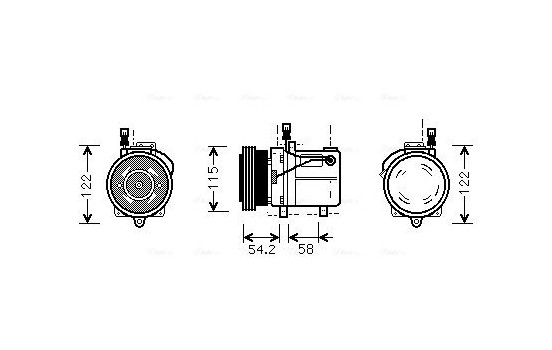 Compressor, air conditioning