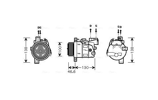 Compressor, air conditioning