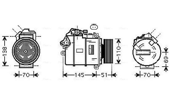 Compressor, air conditioning