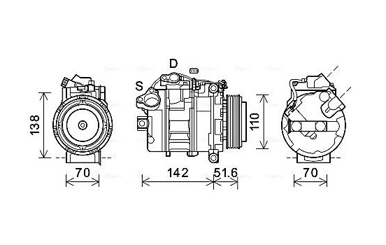 Compressor, air conditioning