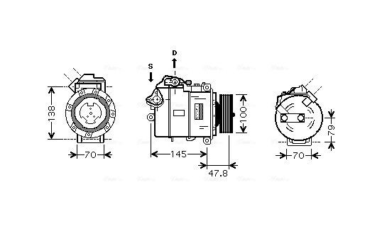 Compressor, air conditioning