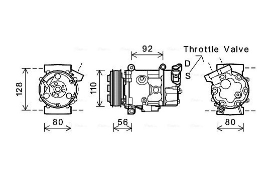 Compressor, air conditioning