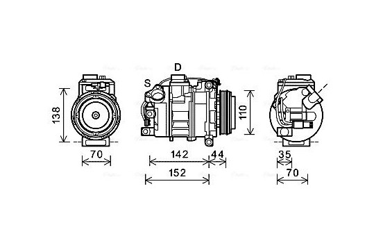 Compressor, air conditioning