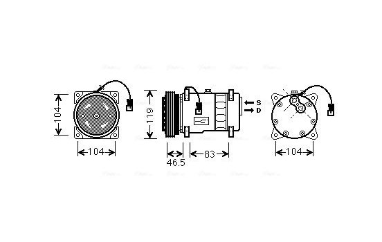 Compressor, air conditioning