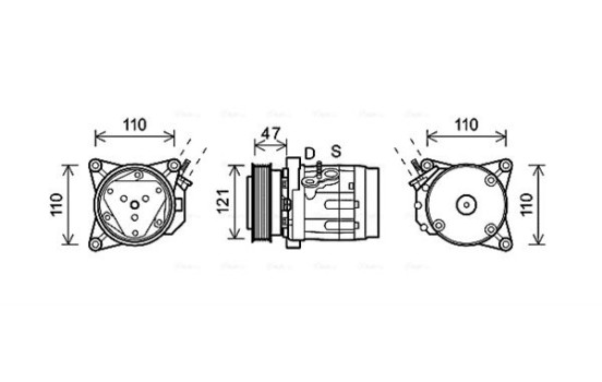 Compressor, air conditioning