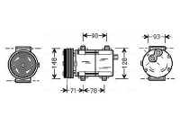 Compressor, air conditioning