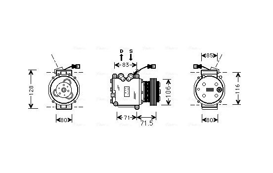 Compressor, air conditioning