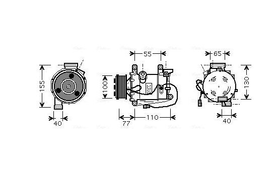 Compressor, air conditioning