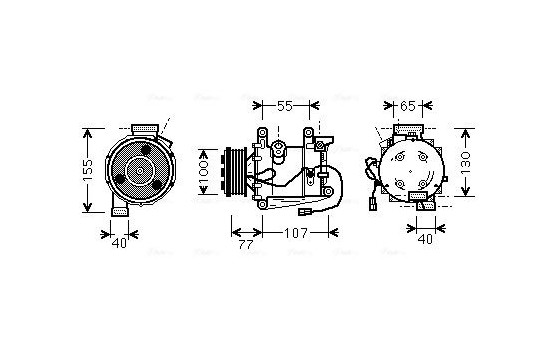 Compressor, air conditioning