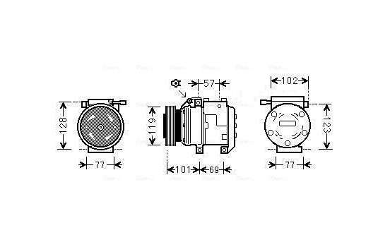 Compressor, air conditioning