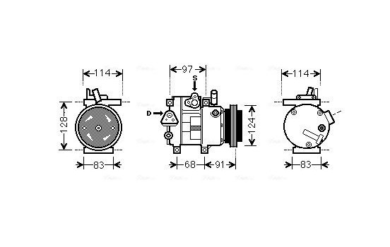 Compressor, air conditioning