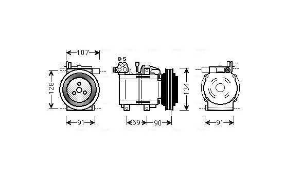 Compressor, air conditioning