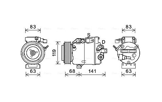 Compressor, air conditioning