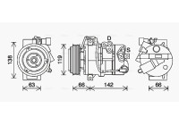 Compressor, air conditioning