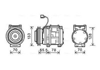 Compressor, air conditioning