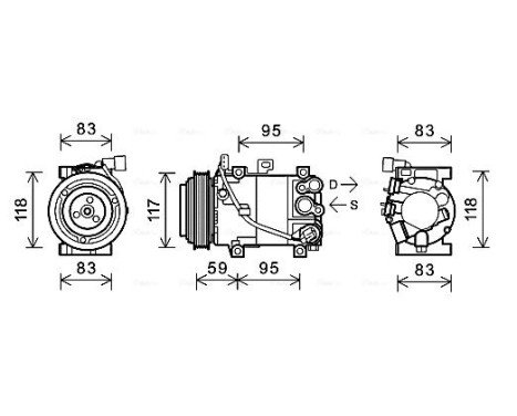 Compressor, air conditioning