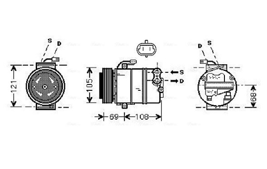 Compressor, air conditioning