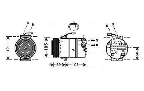 Compressor, air conditioning