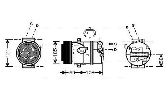 Compressor, air conditioning