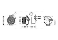 Compressor, air conditioning