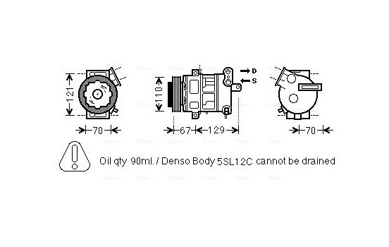 Compressor, air conditioning