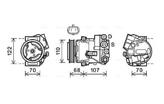 Compressor, air conditioning