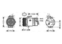 Compressor, air conditioning