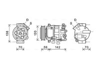 Compressor, air conditioning