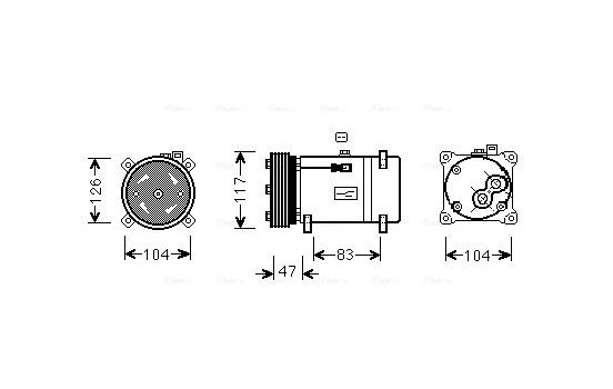 Compressor, air conditioning