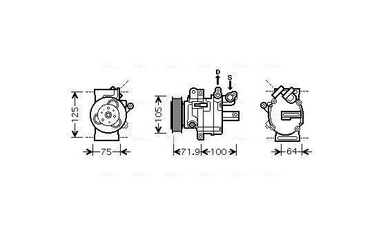 Compressor, air conditioning