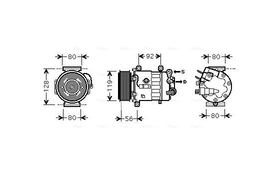 Compressor, air conditioning