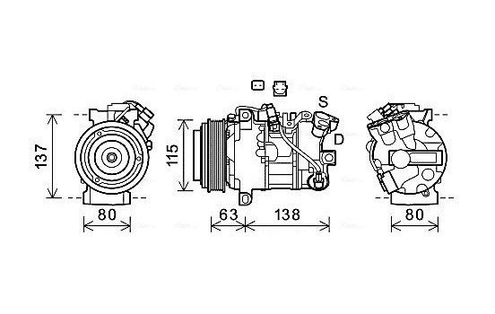Compressor, air conditioning