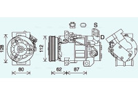 Compressor, air conditioning