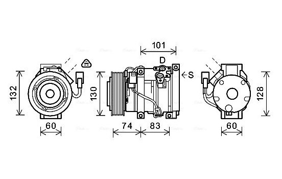 Compressor, air conditioning