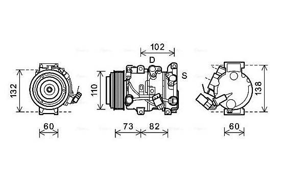 Compressor, air conditioning