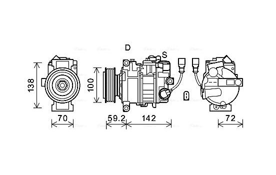 Compressor, air conditioning