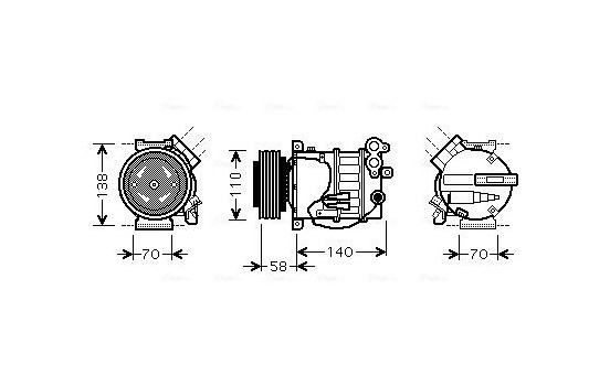 Compressor, air conditioning